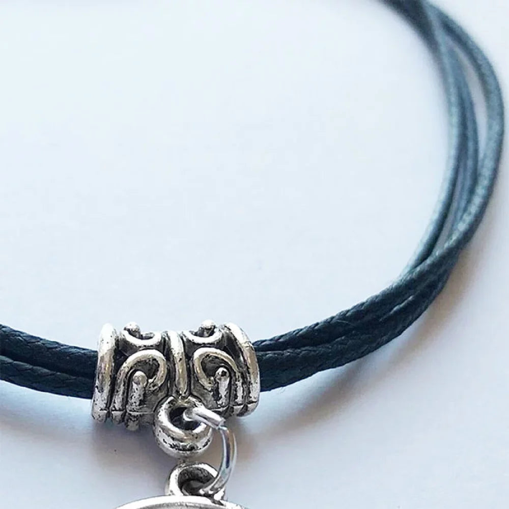 Leather Famous Architecture Black Germany Jewelry Rope Wristband Building Bracelet