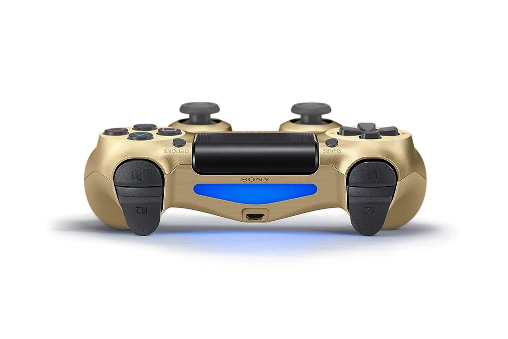 PS4 Gold with Controller - BOLT New Bundle AXTION Blue Wireless Earbuds With DualShock Like