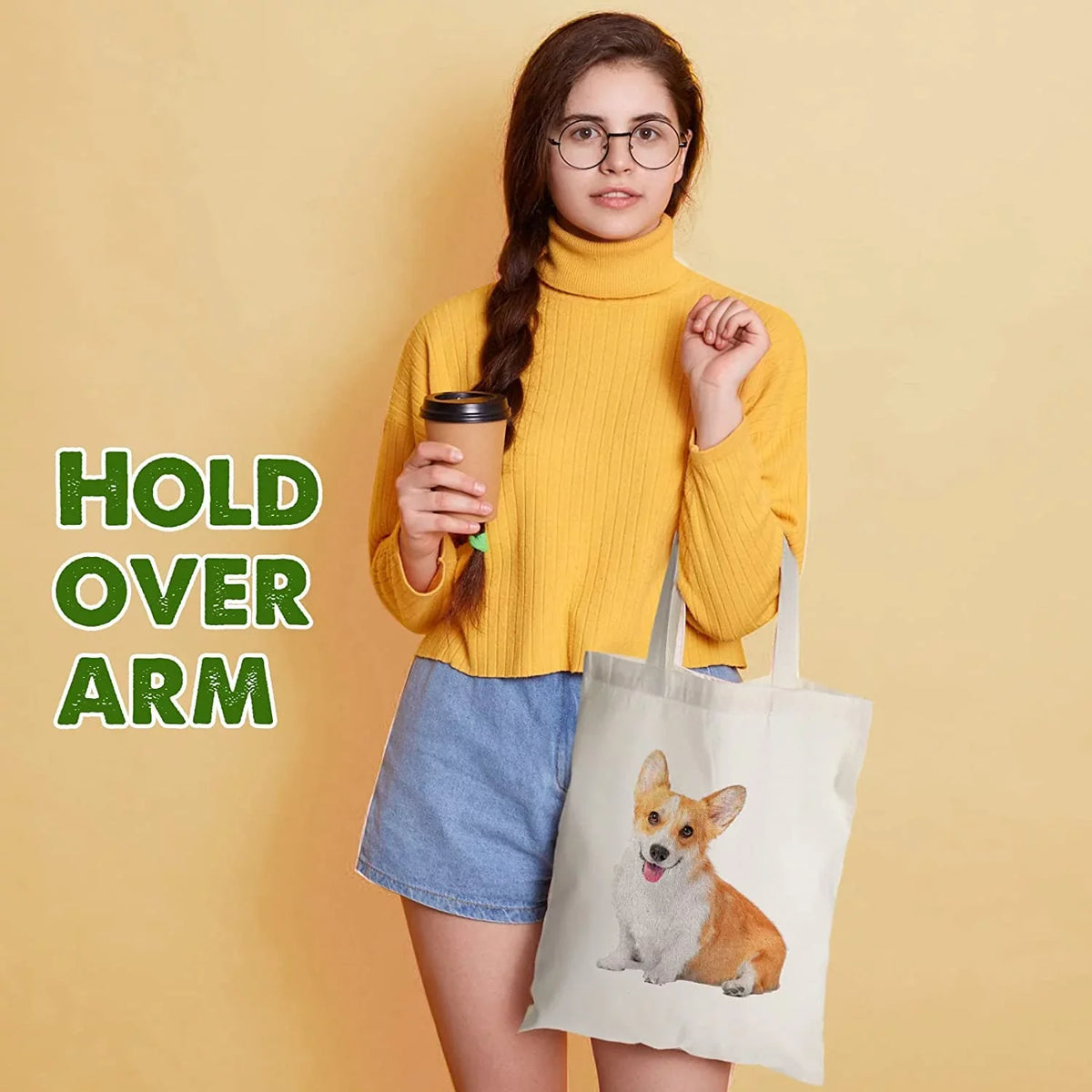 Bulk Handles Tote for Pack Crafts Blank Shopping x DIY 15 Inch Reusable Grocery Canvas Gift Christmas Lightweight Cloth Activity 36 Bag for Women Bag Cotton 13 with Advertising Bag