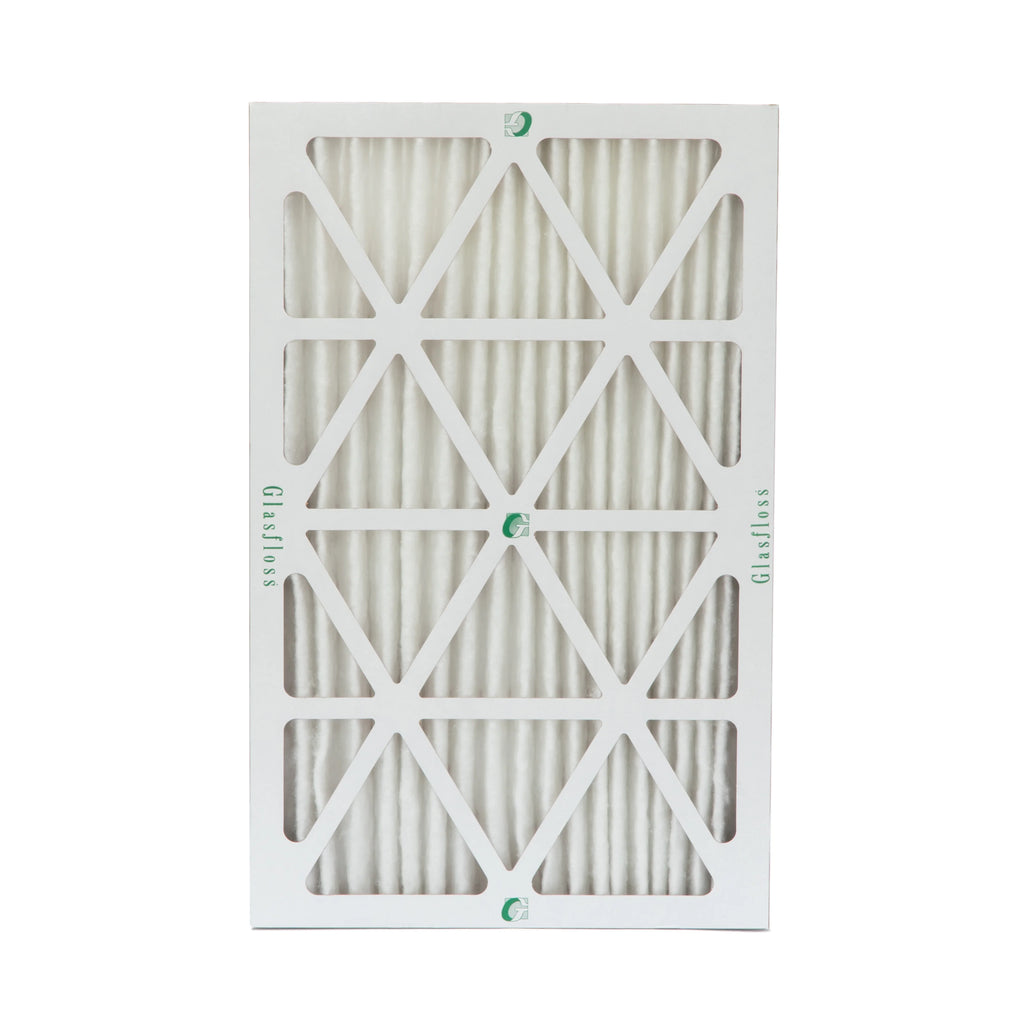 Glasfloss. x 2" by Actual Pleated Pack 13-1/2 Air 1-3/4 of Inch 10 14x25x2 x Filters 24-1/2 12 MERV Size:
