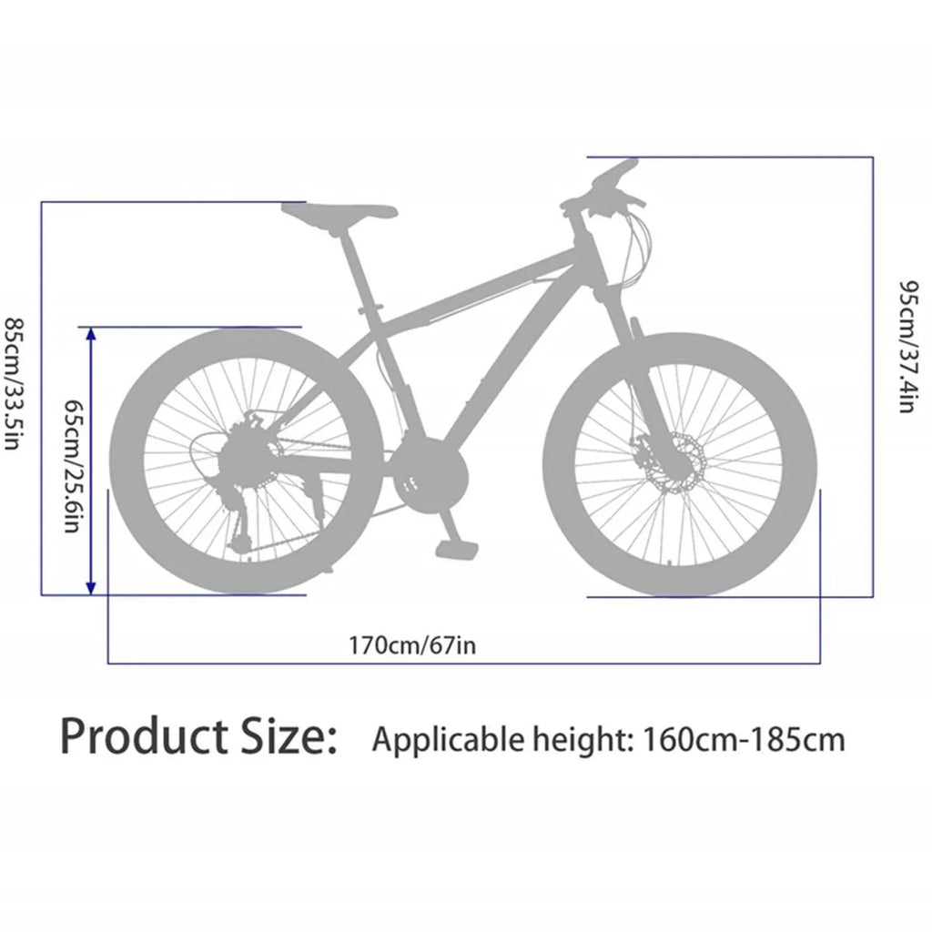 speeds wheel, Hybrid Black-White Bike, Mountain 21 26-inch Dinling Road Bicycle,