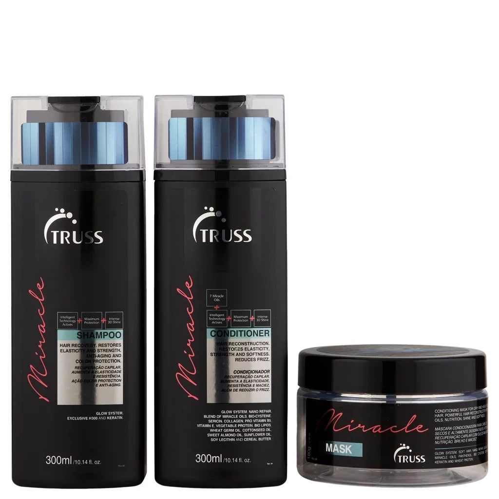 Truss + null 6.35oz Shampoo Mask & 10.14 oz Miracle Conditioner Miracle