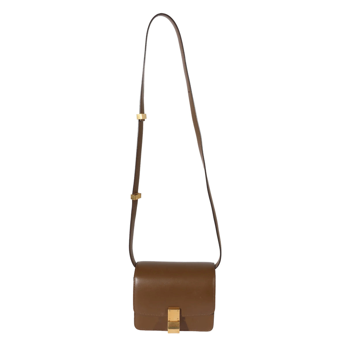 Bag Box Brown Leather Smooth Small Celine Pre-Owned