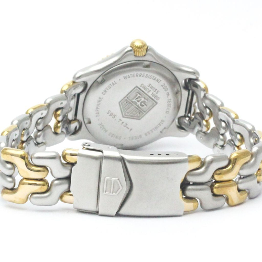 Pre-Owned Gold Mid HEUER BF568511 (Good) S95.713 Watch Plated 200M TAG Polished Sel Steel Size