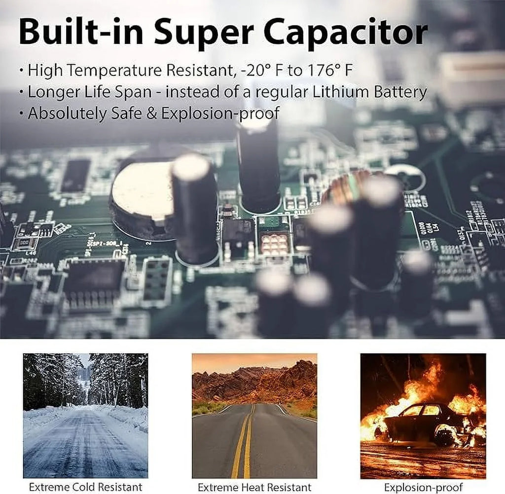 BLACK 1080p Wi-Fi V1P 170° FHD - REXING-V1PPRO Open Cam Wide Rexing Pro Dual Box Angle
