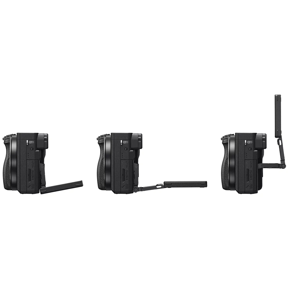 Lens Editing Bundle ILCE-6400L/B 0.43x Angle f/3.5-5.6 Power Telephoto 2.2X Extra Lens with 4K Sony 16-50mm + Wide Deco Camera Kit OSS Set and & Gear Case Mirrorless Battery Filter (Black) a6400
