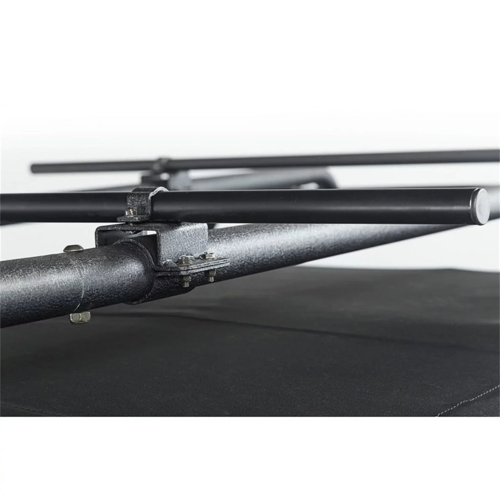 for Crossbar by | 56.5" | Rugged 11703.11 with 2007-2018 Crossbars Jeep Wrangler Wrangler Compatible RealTruck Steel, Rack Ridge Sherpa | JK Black s, Roof JK