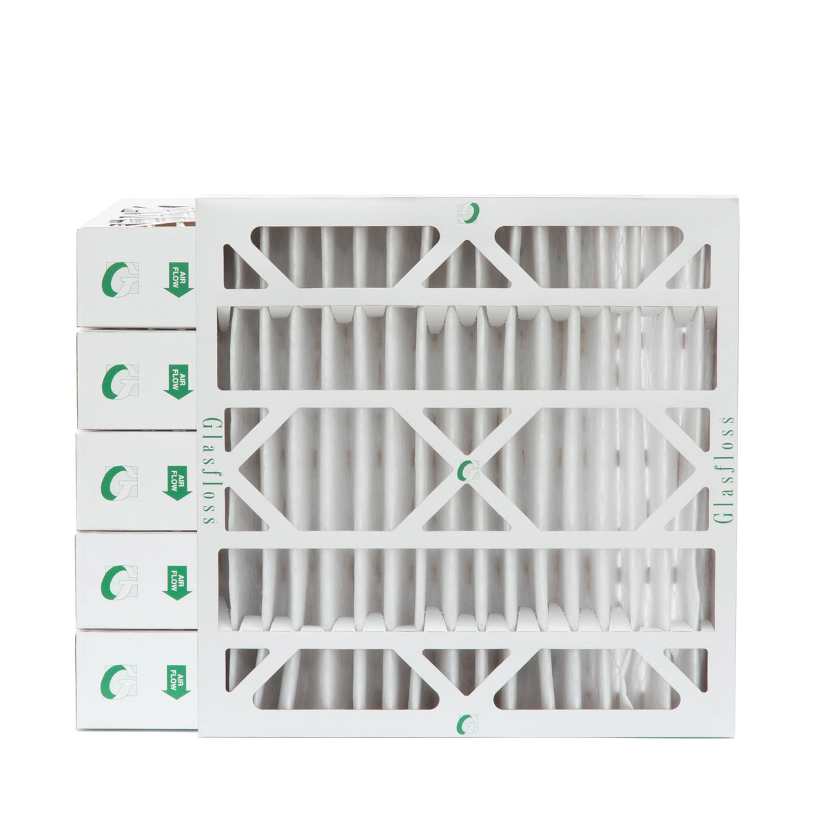 by 4" Actual Glasfloss. Inch Filters MERV 3-3/4 Air x 19-1/2 Size: 20x20x4 of Pleated x 6 10 19-1/2 Pack