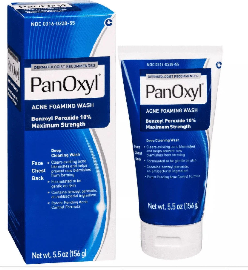 Wash of Acne oz (Pack PanOxyl 5.5 2) 10% Foaming