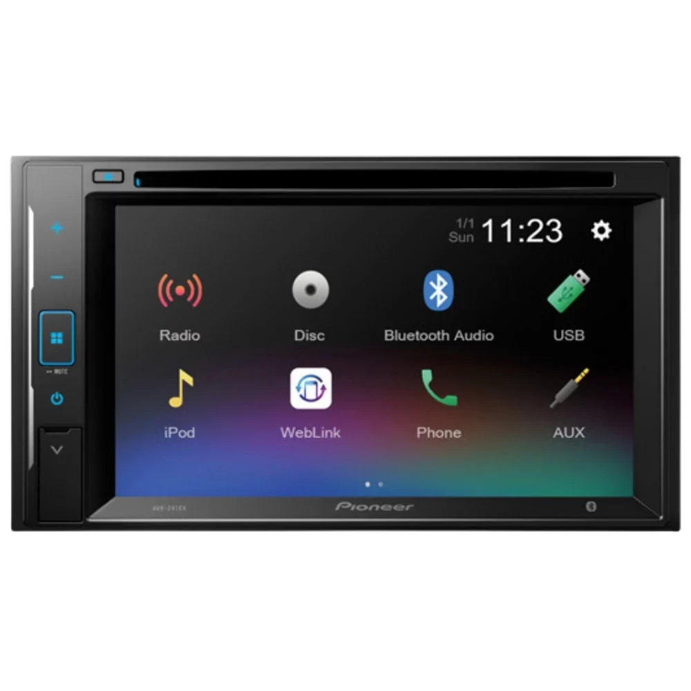 6.2" Touchscreen XL-7 for Digital Bluetooth/Backup Car Stereo with Suzuki AM/FM 2001-2002 Bundle Pioneer Camera/Installation AVH-241EX Media DIN W/ KIT4886 Double Kit/in-Dash DVD/CD Receiver