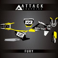 Husqvarna Graphics Bike 450 for Graphics Kit Custom Attack 2021 Fury FX Complete