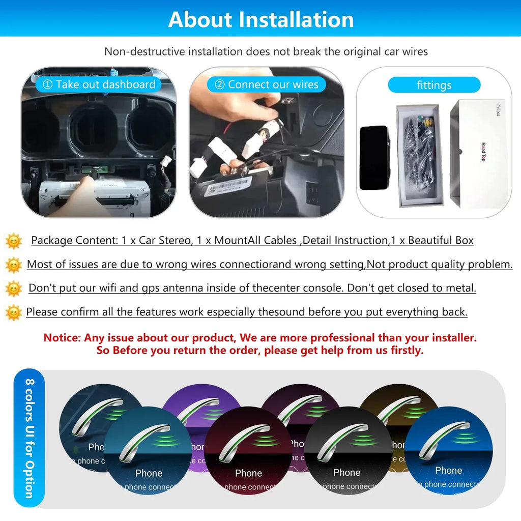 Mercedes CarPlay Wireless Screen Car Top Stereo Touch with Supports Car Benz W204 8GB+256GB C 13 Touch Android NTG4.5/4.7, Android 2011-2014 Auto for Screen Class Year Road Mirrorlink Wired 10.25"