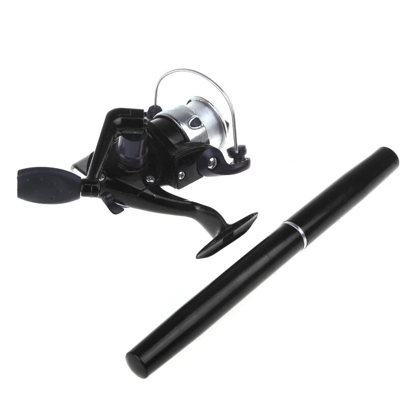 Reel Pole Pocket Mini + Pen Fishing Rod Aluminum