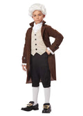 Boy's Fancy- Costume for Benjamin Colonial Costumes Child, L Man Halloween Franklin California