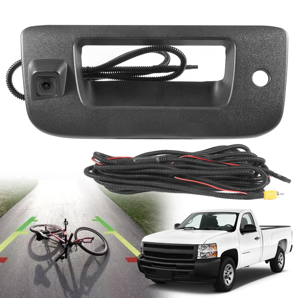 Silverado/GMC Sierra for Camera Handle Rear Backup 2007-2013 Chevy Tailgate View 22755304