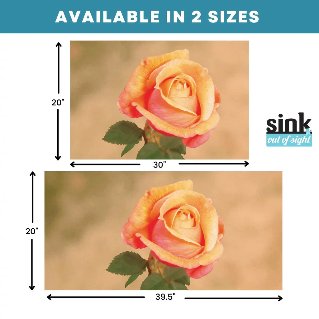 Designs, of 39.5"X20" Kitchen Out Cover, adjustable double -SK2-JR2-a coverage Rose Hot/Cold through Liquids Sink Décor cover, Design: Debris and Size sizes. sink 2 Sight- Sink 5 for pass Jenny's Home
