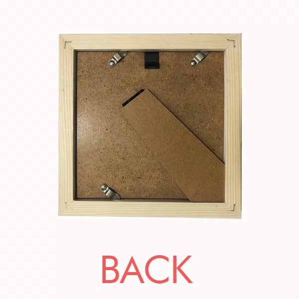 Virgo Sign Constellation Tabletop Picture Square Wall Black Zodiac Frame