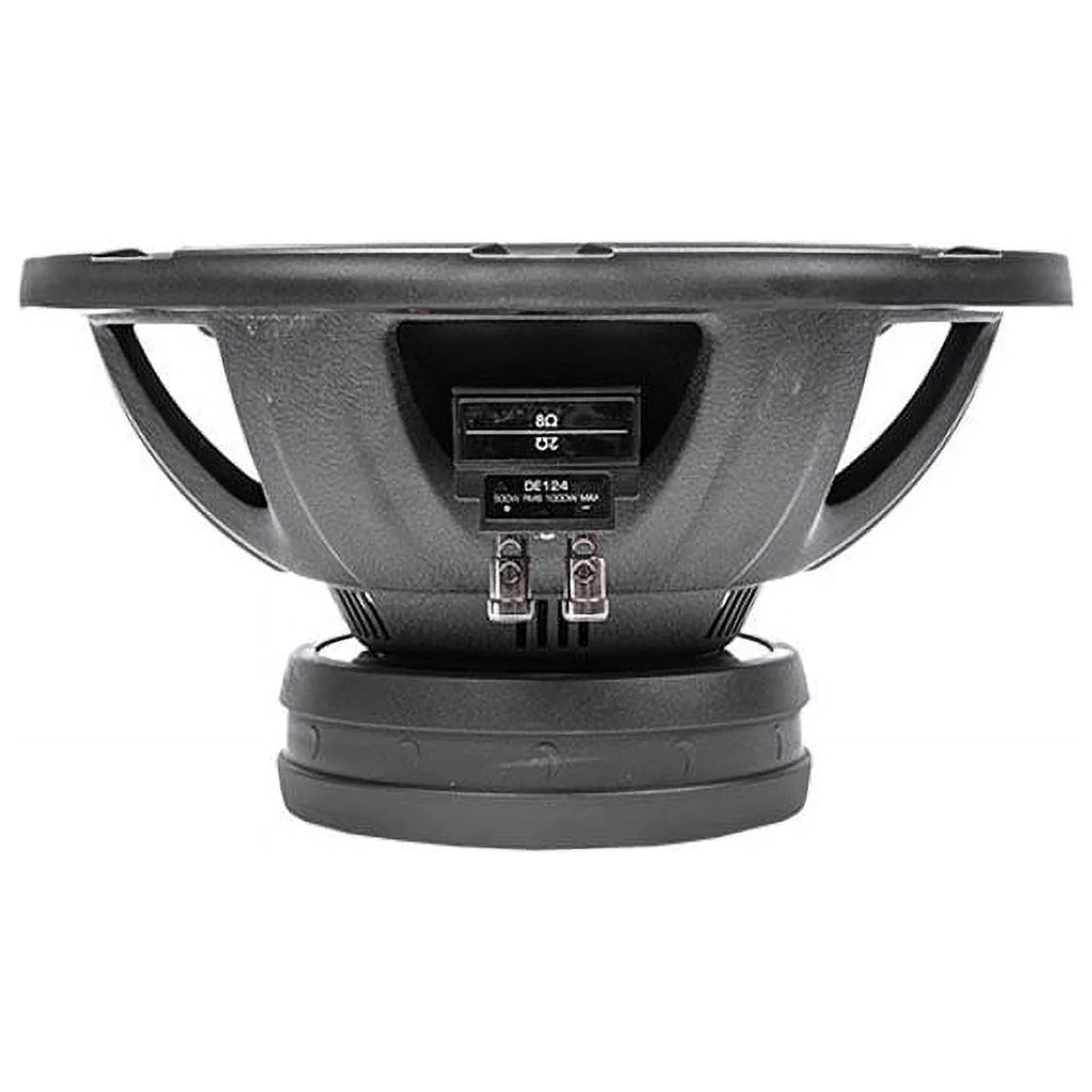 Handling) Dual Subwoofer Power RMS Peak DES124 500W Diamond Coil Elite 4Ohm (1000W 12" Series Diamond Audio Voice