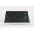 two Cortez with 2-burner 120V .5 UL - Lite-Touch landscape 6 black Q Cooktop, inch Trimline touch control,