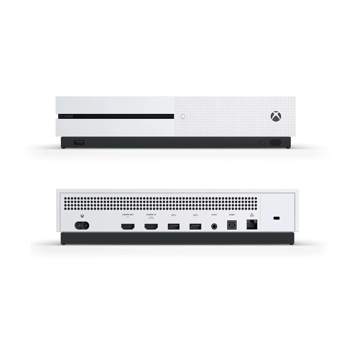 Gaming With Bundle One Xbox Gaming Console BOLT White S + Earbuds Microphone 500GB Pre-Owned Microsoft AXTION
