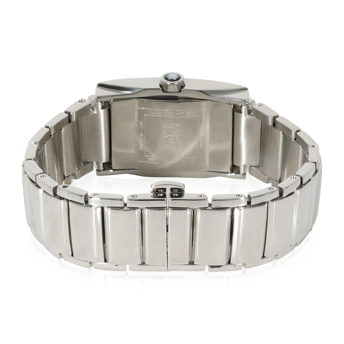 Women's Steel Stainless Profile Elegance Watch 36127 Montblanc Pre-Owned in