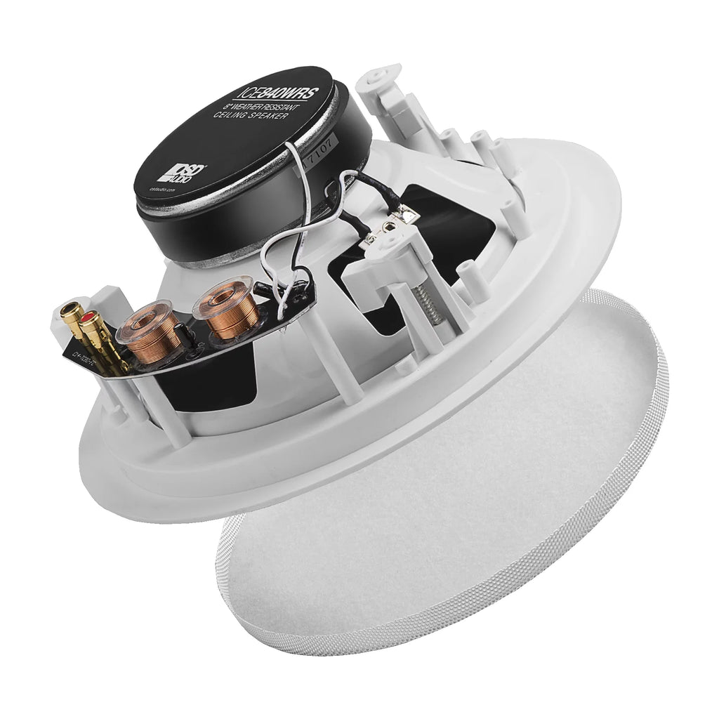 OSD Weather Outdoor Built-in 8" ICE840WRS Resistant Speaker 150W w/ Crossover, - In-Ceiling Pair
