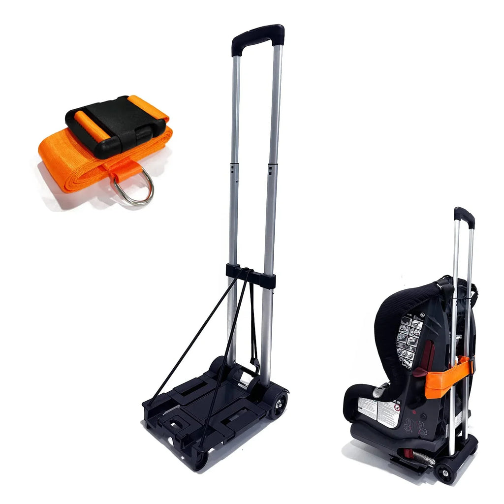 Under Base Over or Plate,Foldable, Compartment. for stowable seat Airplane Traveling,Extendable Travel Head Roller Your Car Seat storable,and Airport-Carseat for Cart