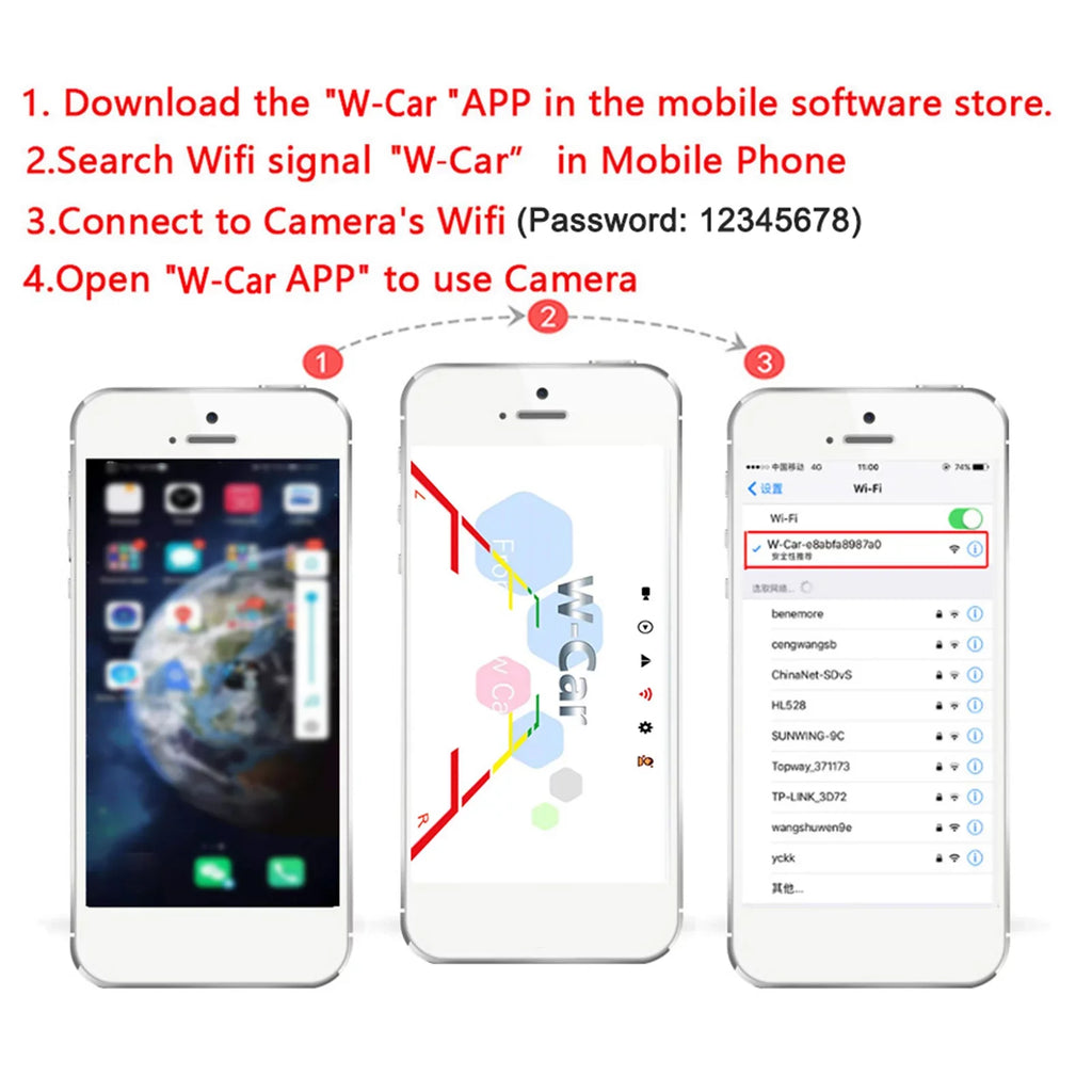 Wireless Reversing Bus HD ~36V View Rear Truck , Monitor Carevas Vision Liquidproof Night IP67 Reverse Car Automobile Backup