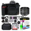 with Bundle SanDisk Nikon Telephoto Battery Card Digital + 24.3MP SD D750 Camera 50mm Lens + Camera Bag Lens + + with Kit Spare f/1.8D Filter DSLR 64GB AF (1543)