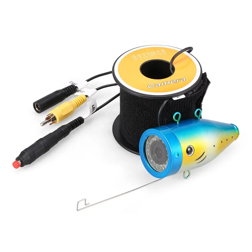 Fish Night 15m30m50m Boat Mixfeer 24 LEDs Accessories Shape Vision Cable with Liquidproof Fishing 1200TVL Underwater Fishing Ice
