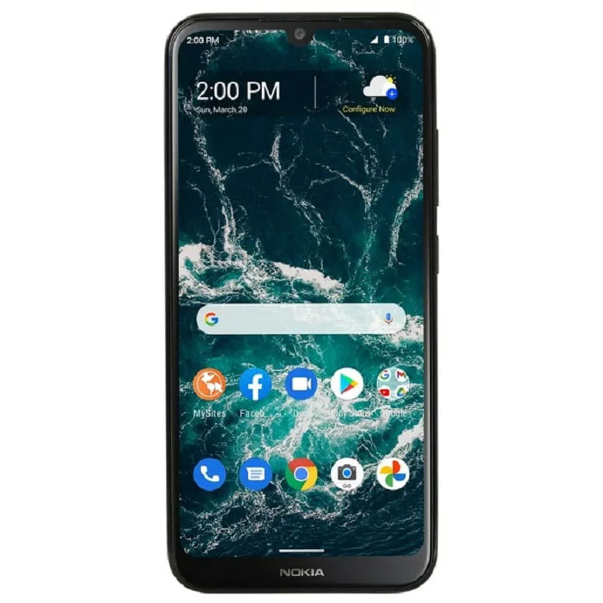 Nokia MP (Refurbished) Smartphone 13 Nokia Talk Restored Straight Gray 32GB C200 STNKN151DCP 4G Prepaid