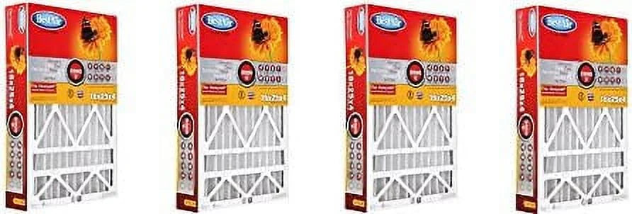 Best of 25" HW1625-11R Quantity 4 One Year MERV 16" Air Pleated - x x 11 Filter Honeywell 4"