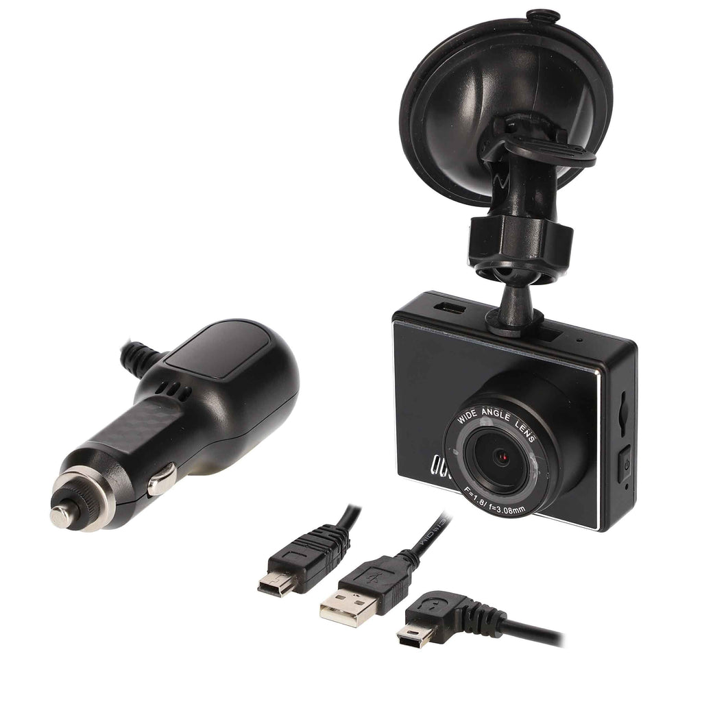 LCD Mount TE-DVR1080 1080P iBeam w/ Windshield Dash Suction Camera 2" Screen