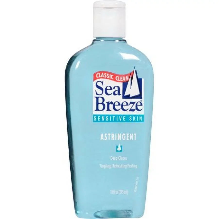 of 6) 10 oz Sensitive Breeze Skin (Pack Sea Astringent,