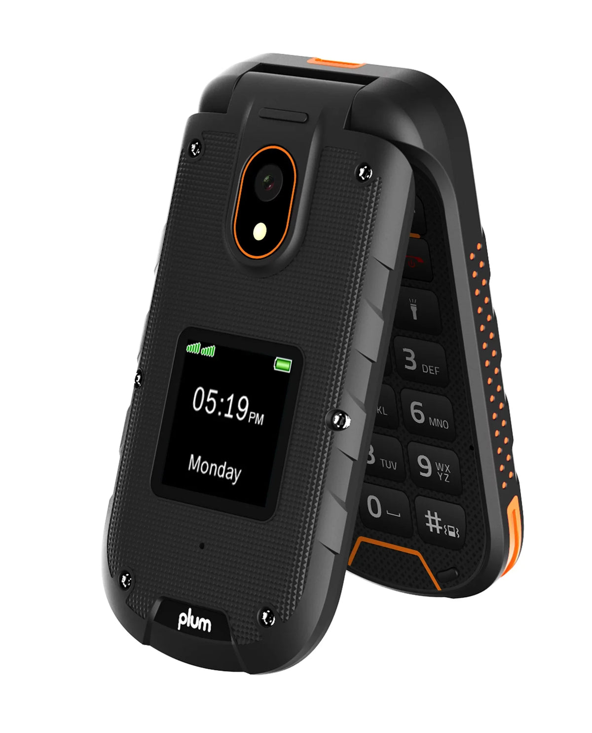 Plum Ram Included Sim Contract LTE Talk Speed Flip No (Refurbished) Unlimited PLUS $11 Phone Card 4G Restored