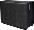 Organizer Storage Storage Bag Case Binder PU Zippers, Disc Case Leather With / / Portable Home, For Office,Travel, Holder Wallet, Capacity Car 80