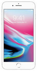 '- Unlocked GSM iPhone Good - Camera Phone Silver 12MP Dual w/ Condition) Plus (Used 64GB 8 Apple