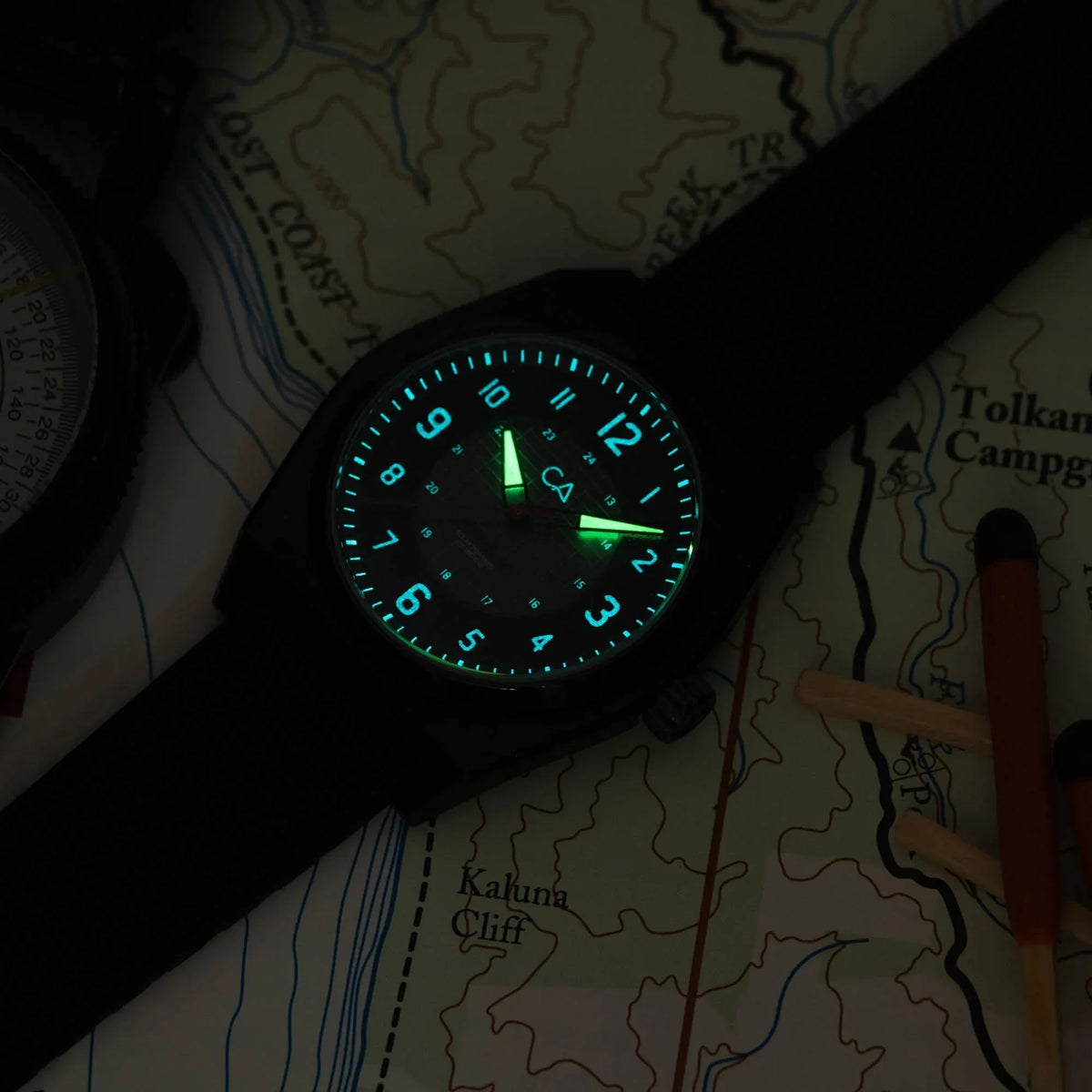 Lost California Solar Watch Co. Coast Field Midnight