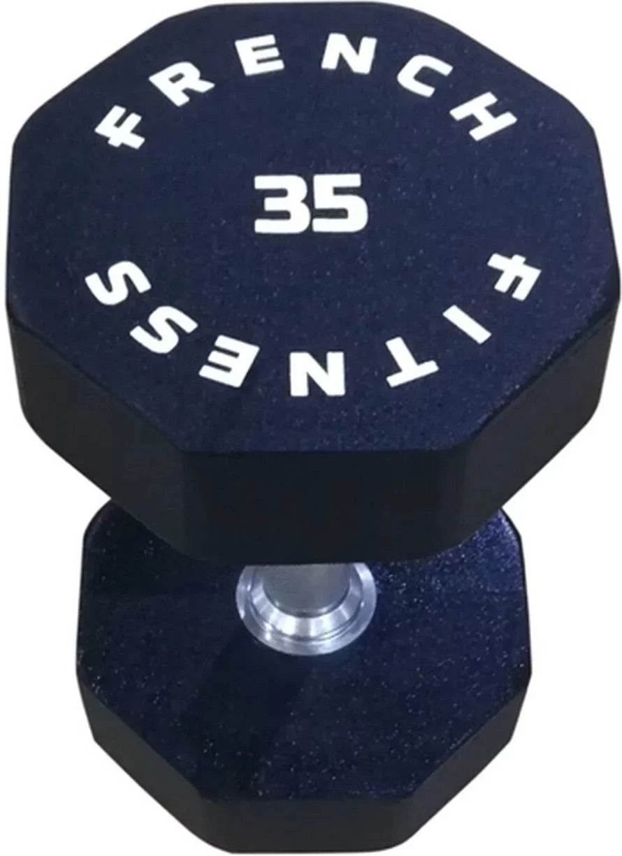 lbs French Set, Hex Urethane Sided 8 5-50 Dumbbell (New) Fitness