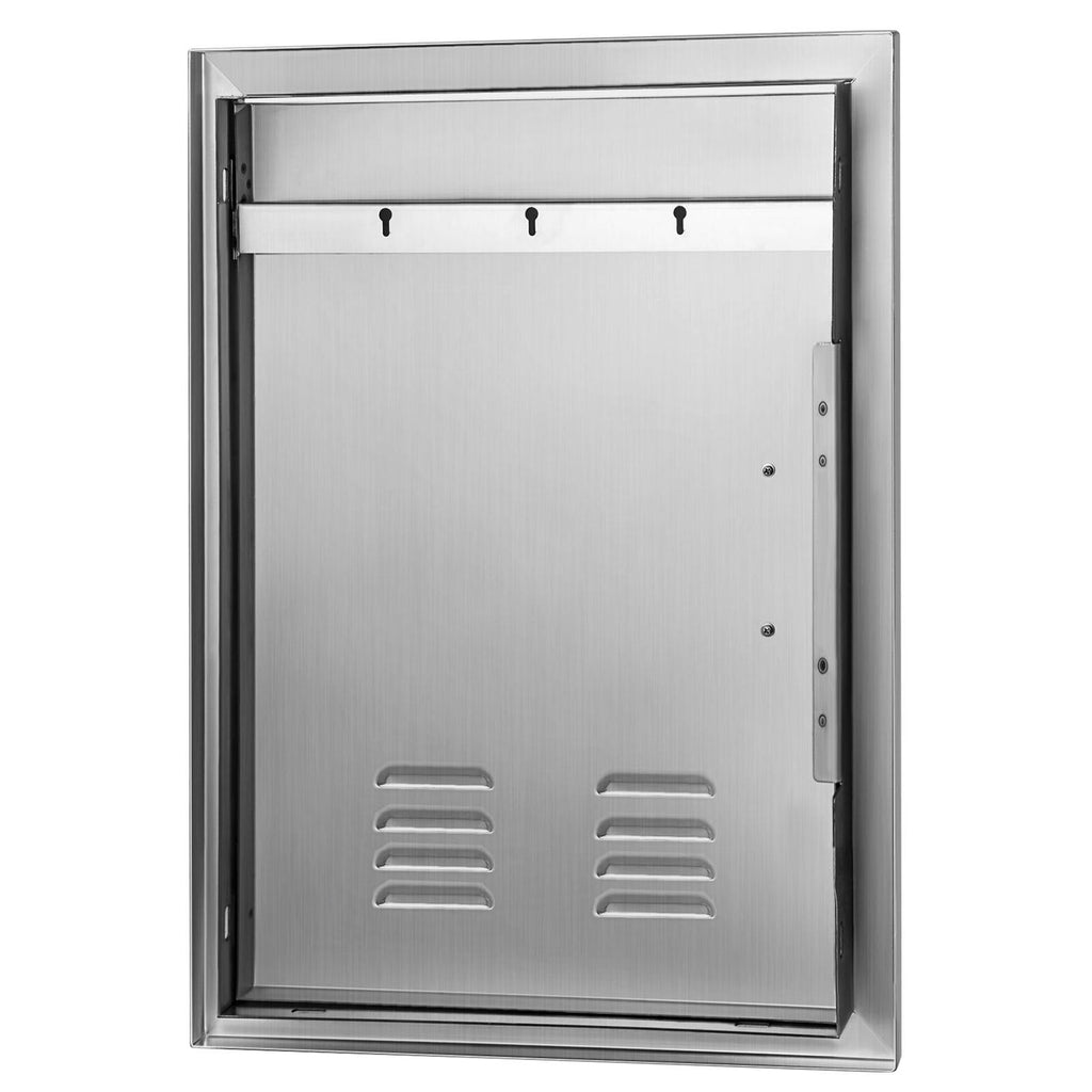 Door Stainless Steel BBQ inch Door 17x24 Access Storage for Vertical Vents Single with Island
