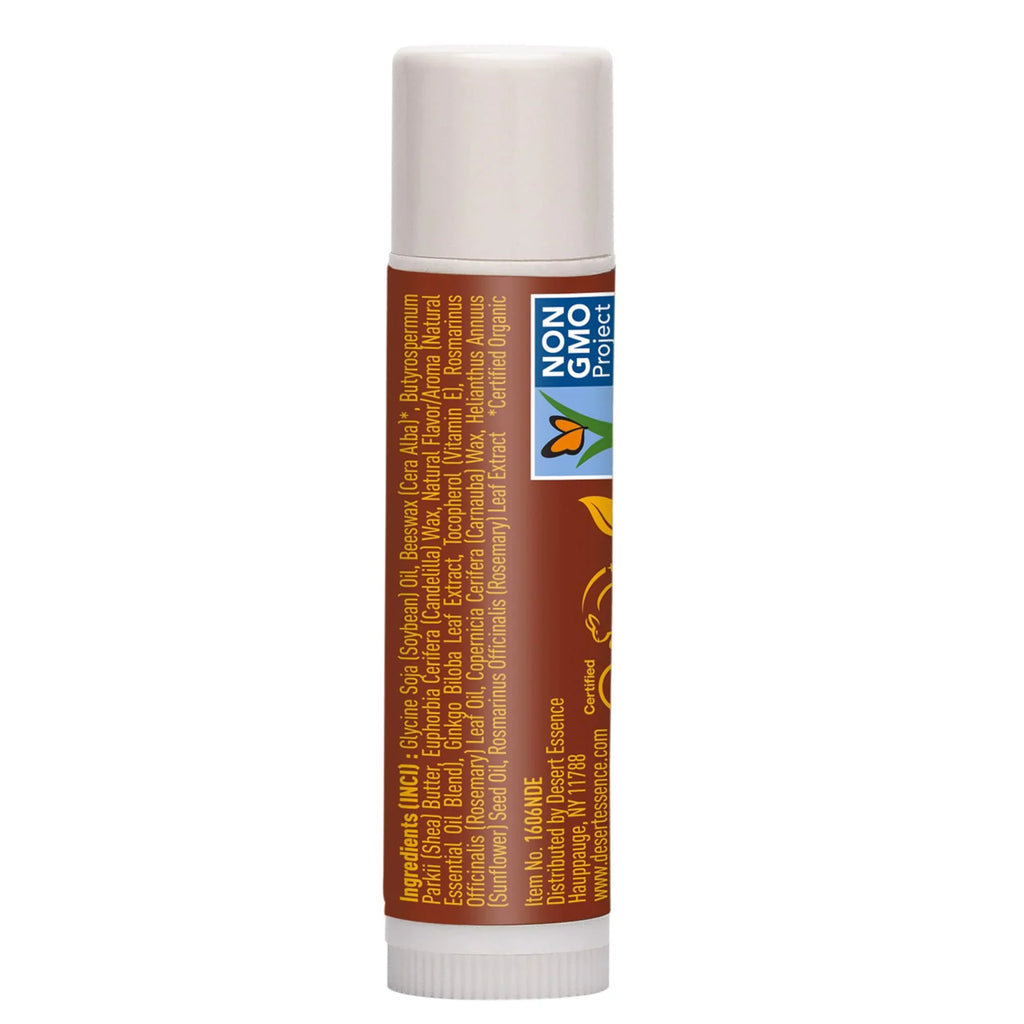 Dry - Butter Shea Biloba - Or Extract- Moisturizer Stick, Balm Hydrating Oil Lip w/ - 0.15 Lips E of Desert Beeswax - Cracked Rescue Vitamin Oz Ultra Pack Peppermint Ginkgo 24, Soothes Essence - Soft
