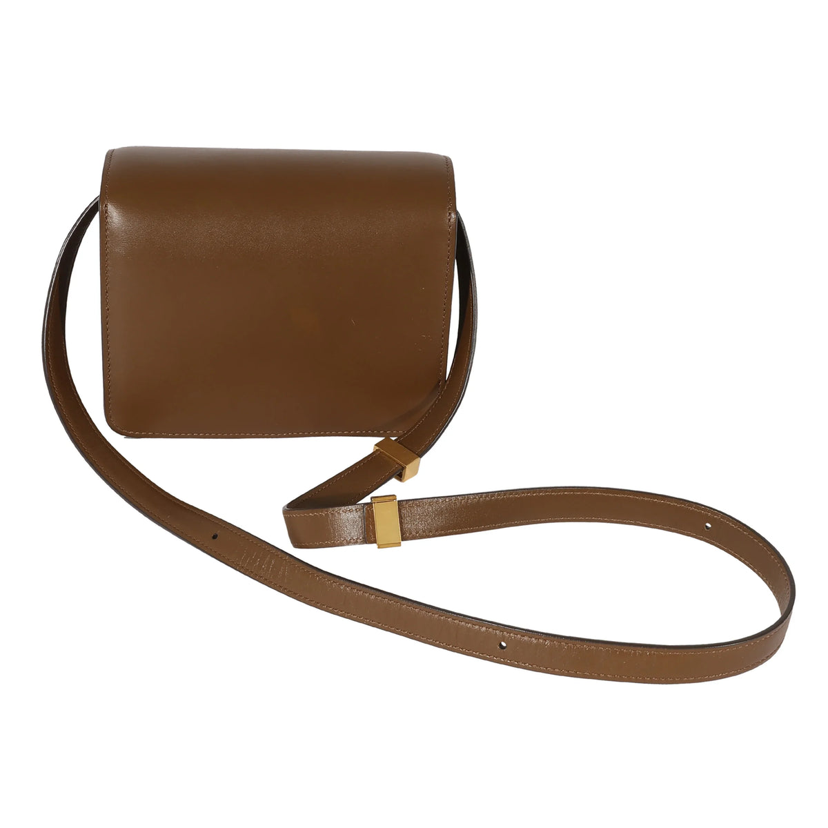 Bag Box Brown Leather Smooth Small Celine Pre-Owned