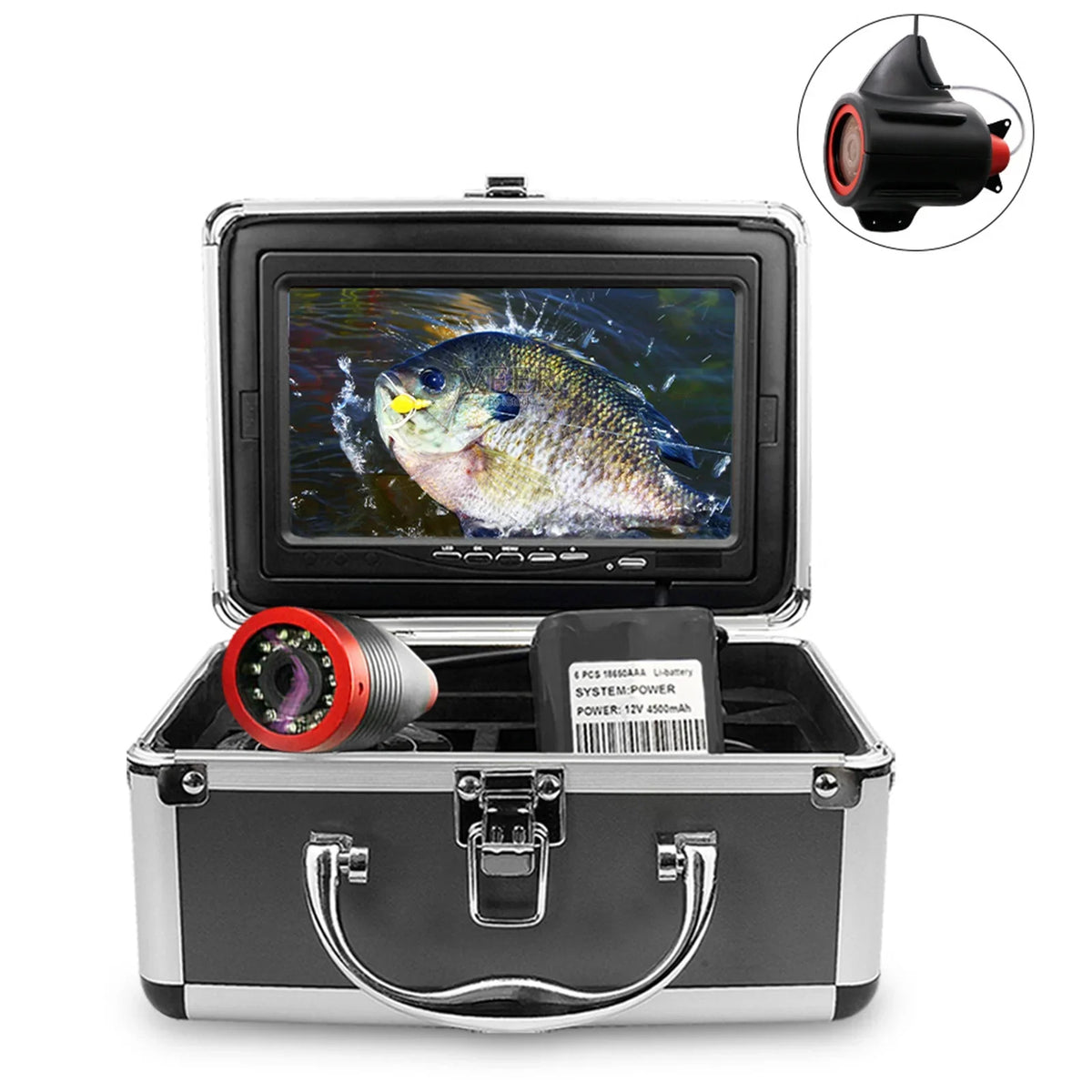 Sea Underwater 7 Finder Fish Video Camera Erchang Inch Portable Lake Fishing Fishing, for DVR