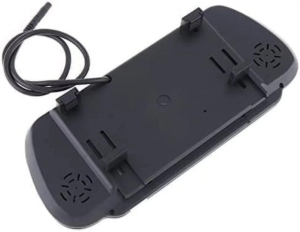 with Display Digital 7 View Inch Rear Monitor Button 2-Channel Input Video Touch 16:9 Car RGB Bileeko VCR