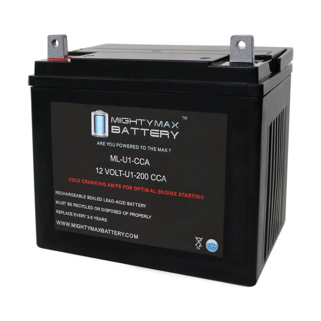 ZT-331 Bobcat 0Turn Textron ML-U1 Lawn Mower 12V 200CCA Battery for