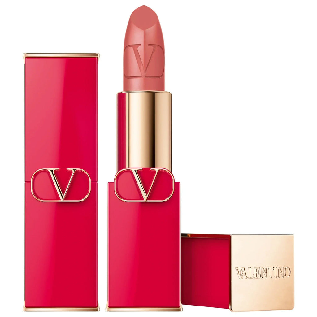 Lipstick nude Beige Hot Valentino Pigment Rosso - 101A Valentino pink Refillable - High soft