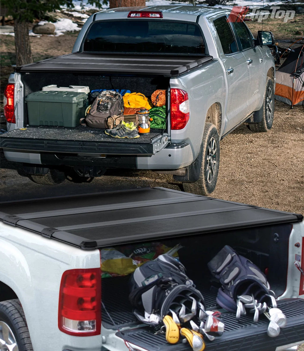 The On Models (59.5") Tri-Fold Truck Equator with TIPTOP Top Deck With For TPM3 FRP Suzuki Cover Tonneau Rail Bed System| 2009-2012 or Bed Hard 5ft | Without |For