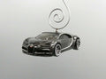 2016 Chiron Christmas Custom Car Ornament Adorno '16 Bugatti Gray Grey