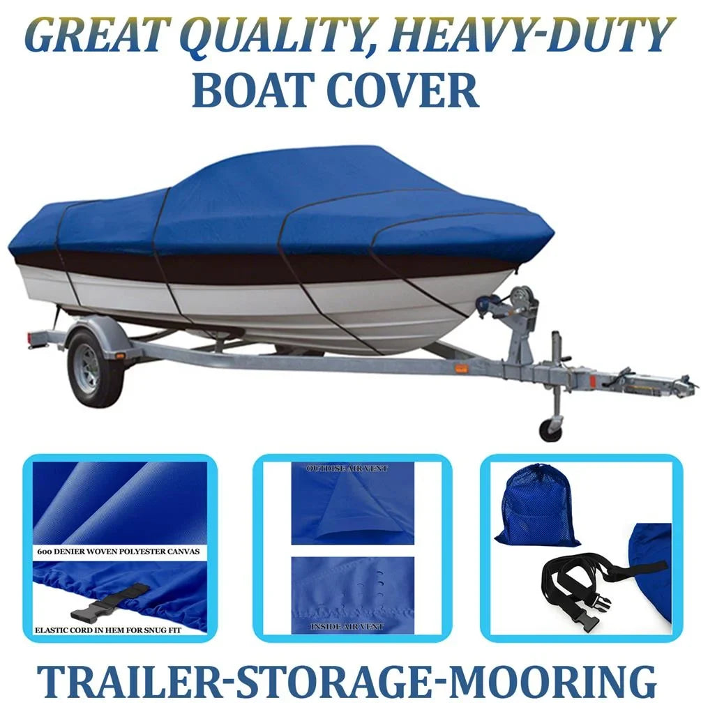 Compatible BLUE, COVER QUALITY ALL BOAT COBRA 1504 for GREAT YEARS