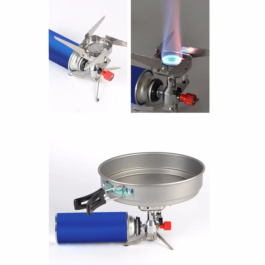 Cooking On Camp 4000w Mini Outdoor Camping Burner Picnic Stove Sale Tool Foldable Gas Clearance